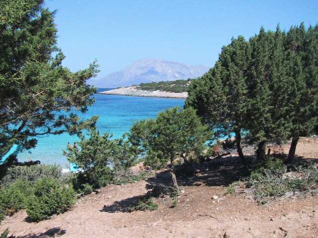 Samio Pula (eine Insel in der Nähe von Samos)