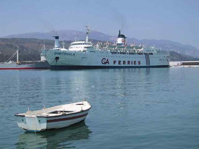 Der Hafen bei Samos